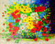 SPRING BEAUTY (ART_5042_29546) - Handpainted Art Painting - 20in X 16in (Framed)
