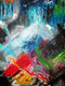 Waterfall (ART_5077_29619) - Handpainted Art Painting - 36in X 48in