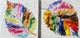 Color Leaves (ART_5105_29816) - Handpainted Art Painting - 30 in X 15in