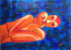 Love (ART_4440_30227) - Handpainted Art Painting - 20in X 14in