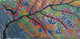 The Colorful Tree (ART_2419_30454) - Handpainted Art Painting - 16in X 8in