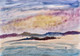 Mysterious Mountains (ART_5236_30443) - Handpainted Art Painting - 12in X 8in