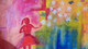 Girl Imagination (ART_2828_30543) - Handpainted Art Painting - 16in X 14in