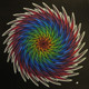 Spiral (ART_5406_31941) - Handpainted Art Painting - 15in X 15in