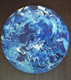 Round fluid globe (ART_5641_32505) - Handpainted Art Painting - 12in X 12in (Framed)