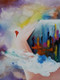 Techno World (ART_5807_33698) - Handpainted Art Painting - 12in X 16in