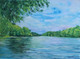 SERENITY (ART_5717_34036) - Handpainted Art Painting - 14in X 11in