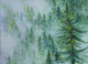 SNOWY MAGIC (ART_5717_34027) - Handpainted Art Painting - 14in X 11in