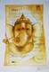 THE LORD OF PROSPERITY : GANESHA (ART_5922_34524) - Handpainted Art Painting - 12in X 17in