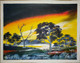 Beautiful Sunset (ART_6027_34885) - Handpainted Art Painting - 21in X 16in