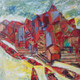 Varanasi (ART_5884_35154) - Handpainted Art Painting - 24in X 24in