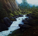 Stream (ART_464_35160) - Handpainted Art Painting - 36in X 36in