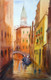 Morning Venice Canals (ART_1232_35284) - Handpainted Art Painting - 14in X 21in