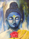 Finding peace within oneself (ART_6119_35251) - Handpainted Art Painting - 16in X 20in