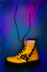Boot And Art (PRT_1142) - Canvas Art Print - 21in X 32in