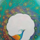 Peacock modern art (ART_6210_35697) - Handpainted Art Painting - 18in X 18in