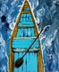 Shikara To Kashmir (ART_1252_35765) - Handpainted Art Painting - 10in X 12in