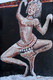 DANCING APSARA-1 (ART_6175_35986) - Handpainted Art Painting - 16in X 24in