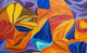 Abstract - Layers (ART_752_36299) - Handpainted Art Painting - 60in X 36in
