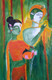 The Radha of Krishna (ART_6186_36321) - Handpainted Art Painting - 23in X 33in
