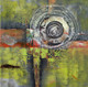 Abstract,green abstract,circles,green abstract painting