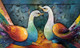 Love 15 (ART_3298_36560) - Handpainted Art Painting - 38in X 23in