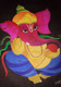 Ganesha (ART_5318_30938) - Handpainted Art Painting - 12in X 16in