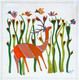GOND ARTS ON HANDMADE PAPER (ART_2050_35718) - Handpainted Art Painting - 11in X 11in