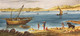 Bombay Callian Port (ART_6428_37070) - Handpainted Art Painting - 15in X 7in