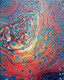 Lava Abstract series 1.8 (ART_5044_37418) - Handpainted Art Painting - 8in X 10in