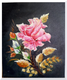 Recherché Roses (ART_6558_37668) - Handpainted Art Painting - 10in X 12in (Framed)