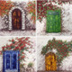 The DOOR (ART_1000_37888) - Handpainted Art Painting - 32in X 32in