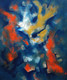 P246 - Abstract (ART_464_37413) - Handpainted Art Painting - 28in X 34in