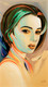 The Curious Gaze (ART_2571_38247) - Handpainted Art Painting - 24in X 32in