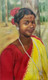 Krishnakali  (ART_5949_38360) - Handpainted Art Painting - 22in X 30in