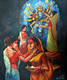 Festival (ART_6744_39105) - Handpainted Art Painting - 20in X 24in