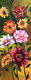 Flower painting  (ART_6706_39219) - Handpainted Art Painting - 18in X 48in