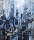 Winter Season (ART_1380_39796) - Handpainted Art Painting - 38in X 45in