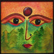 Mother Earth personified (ART_6807_39729) - Handpainted Art Painting - 12in X 12in