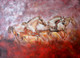 25Horse09 - 30in X 20in,25Horse09_3020,Red, Pink, Orange,Rs.3290,Latest Collection;Equestrian Art and Wildlife;Horse,Race,By Orientation and Size/Horizontal/Medium (25in to 32in);Horses,Horse,Speed,Full Collection