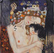 KlimtMother - 24in X 24in,FIZ046KLM_2424,Yellow, Brown,60X60,Replicas Art Canvas Painting