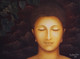 Enlightened Gautam Buddha (ART_976_36760) - Handpainted Art Painting - 24in X 18in