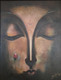 Buddha Face (ART_6956_40582) - Handpainted Art Painting - 22in X 28in