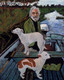 Human ,Old with Dog,Rest of Life,Peace in Life