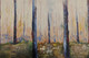 An abstract forest - A colourful scenery (ART_6239_41176) - Handpainted Art Painting - 22in X 17in