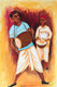 Dhol Nagada (ART_7060_42104) - Handpainted Art Painting - 13in X 19in