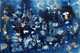 LOTUS POND AT NIGHT 2 (ART_2860_42433) - Handpainted Art Painting - 30in X 20in