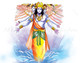 Lord Krishna Divyaroop (PRT_6900_42561) - Canvas Art Print - 31in X 24in