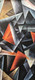 Abstract painting  (ART_6706_42506) - Handpainted Art Painting - 48in X 18in