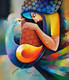 Affection 7 (ART_3298_42725) - Handpainted Art Painting - 25in X 29in